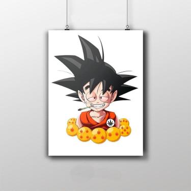 Imagem de Placa Decorativa Goku Infantil Brisado - Dragon Ball