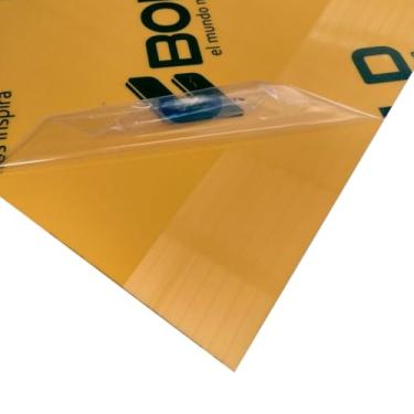 Imagem de Placa Chapa de Acrílico Amarelo Ouro 2mm (100cm x 50cm)