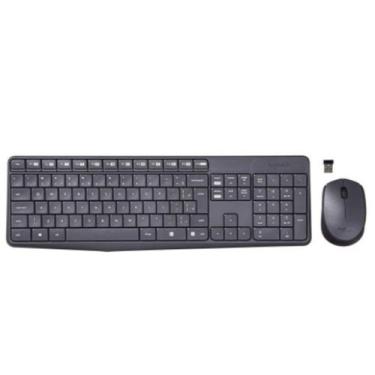Imagem de Kit Teclado e Mouse sem Fio Logitech Mk235 Simples de Usar - A.R Varie