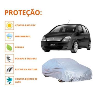 Imagem de Capa Cobrir Carro Meriva Com Qualidade Proteção Impermeável - Mosaner 