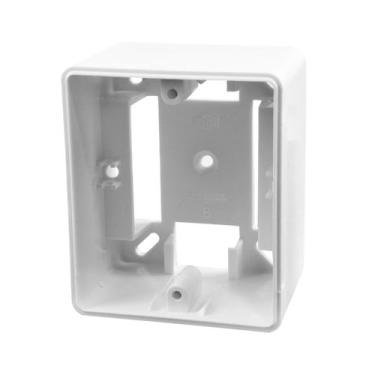Imagem de Caixa de Sobrepor para Canaleta 75x65x43mm Branca Ilumi - 6206