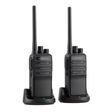 Imagem de Kit 2 Rádios Comunicador Walkie Talkie Intelbras RC3002G2 FRS 16 Canai