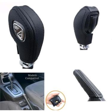 Imagem de capa revestimento manopla de câmbio automático Titanium e freio de mão