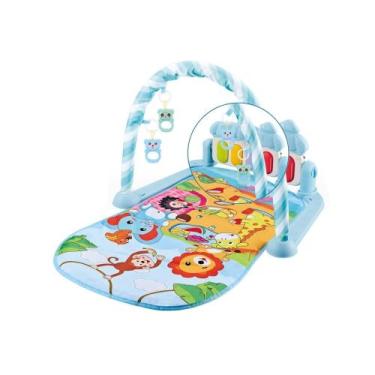 Imagem de Tapete Bebê Mobile Musical Melodia Baby Style Animais Tatame Infantil 