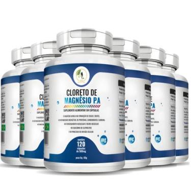 Imagem de KIT C/6 Cloreto de Magnésio Pa - 120 Cáps - Fits Life