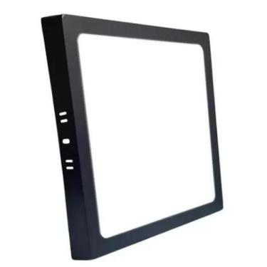 Imagem de Plafon Led Sobrepor 24W Quadrada Borda Preta - LUMANTI, 4200K