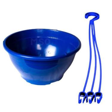 Imagem de 5 Vaso plastico Cuia 21 flores e plantas volume 2 Litros  Coloridas co