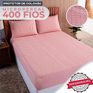 Imagem de Capa Impermeável para Colchão Casal Tecido Micropercal 400 Fios - Prot