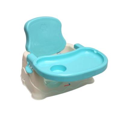 Imagem de Cadeirinha alimentação portáil baby booster azul dobravel - Importway