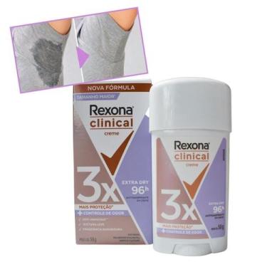 Imagem de Antitranspirante Rexona Clinical Extra Dry Creme 58 G Anti Manchas, 1 