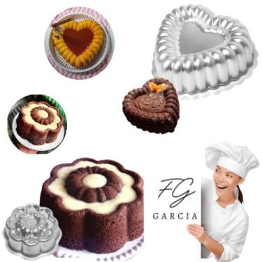 Imagem de Kit De 1 Forma Coração Gomado Ballerine + 1 Forma Margarida Ballerine 