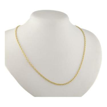 Imagem de Cordão De Ouro 18k 750 Masculino 70 Cm Corrente Cadeado 3.1 - JOIE JOI
