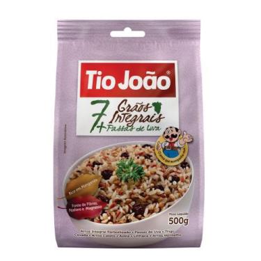 Imagem de Arroz Integral 7 Grãos com Passas de Uva Tio João 500g