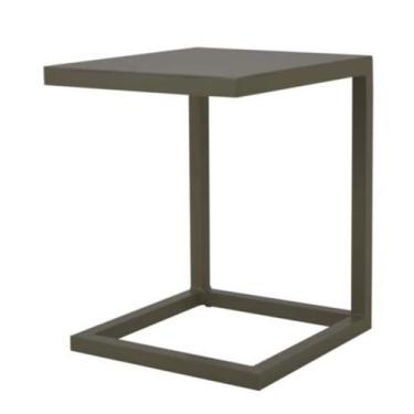 Imagem de Mesa Lateral em C Tampo Liso para Espreguiçadeira e Decoração - Nossa 