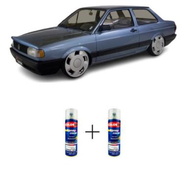 Imagem de SPRAY AUTOMOTIVO Azul Boreal VW + SPRAY VERNIZ 300ML - Sherwin William