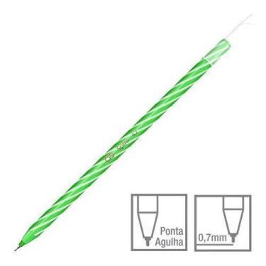 Imagem de Caneta Esferográfica CIS SPIRO 0.7mm Ponta Agulha - Unidade, VERDE