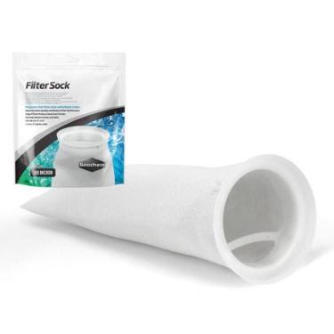 Imagem de Shark Bag Seachem Filter Sock 4 10X30Cm Pre Filtro Sump