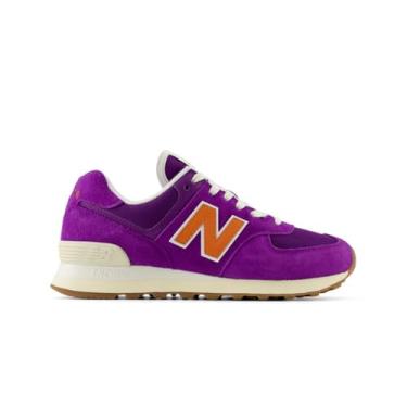 Imagem de New Balance Tênis feminino 574 V2 Sea Salt, Uva Concord, argila interna, sal marinho, 39
