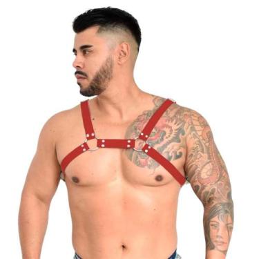 Imagem de Arreio Harness Sensual Isaac Êxtase - Extase, VERMELHO