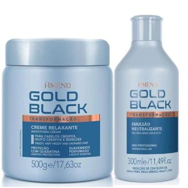 Imagem de Creme Alisante 500g + Loção Neutralizante De Amônia - Amend