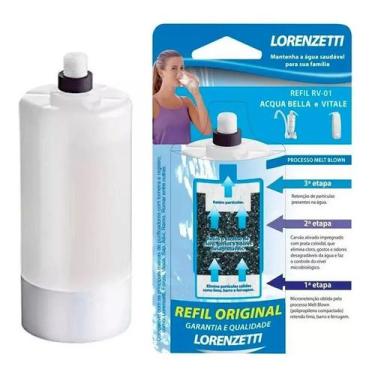 Imagem de Refil Para Torneira Acqua Bella e Filtro Vitale 1686 RV01 - LORENZETTI