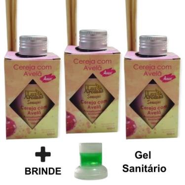 Imagem de 3 Aromatizador Ambiente Vareta Difusor Cheiroso Perfume Casa 100ml Odo