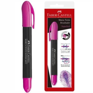 Imagem de Caneta Marca Texto Gel Rosa Faber Castell