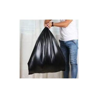 Imagem de Saco Para Lixo Preto 100lts Resistente - 85x105 Pcte 100 Un - HIGIPACK