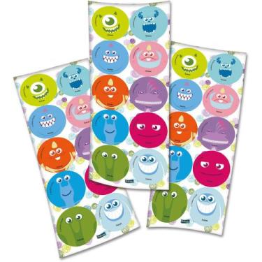 Imagem de Adesivo Redondo Festa Monstros SA - 30 unidades - Festcolor
