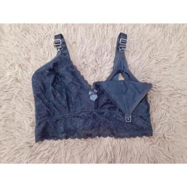 Imagem de Sutiã amamentação renda sem bojo - LANA &  LENE, Preto, GG