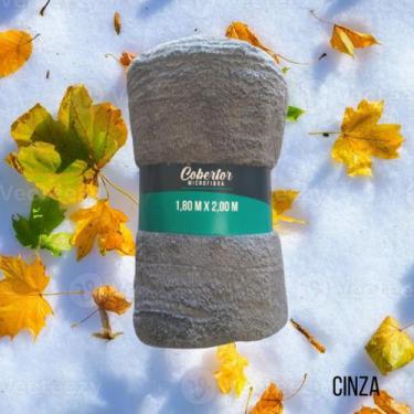 Imagem de Manta Coberta Soft Microfibra Lisa Felpudo Casal Macia - Angel Distrib