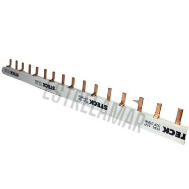 Imagem de Barramento Fase Bifasico 16P 80A 440v DIN S2F285B - Steck