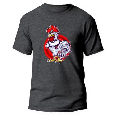Imagem de Camiseta Básica Algodão Premium Estampa Digital Galo Cego - Pavesi, Gr