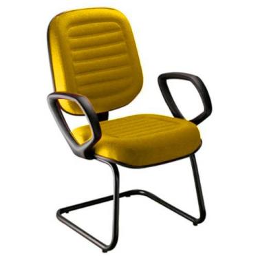 Imagem de Cadeira Diretor para Escritório Linha Blenda Amarelo - Design Office M