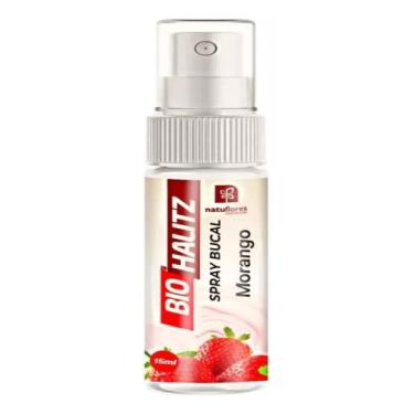 Imagem de ARROMATIZANTE  BUCAL MORANGO BIO HALITZ SPRAY 18ml  NATUFLORES