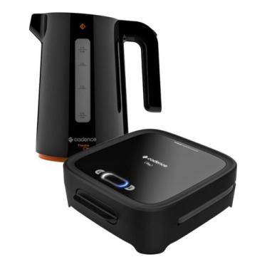 Imagem de Kit Click Cadence - Sanduicheira E Chaleira Contrast 220v Cadence