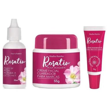 Imagem de Cuidado com a Pele Rosativ: Creme Facial Suavizador de Manchas + Óleo 