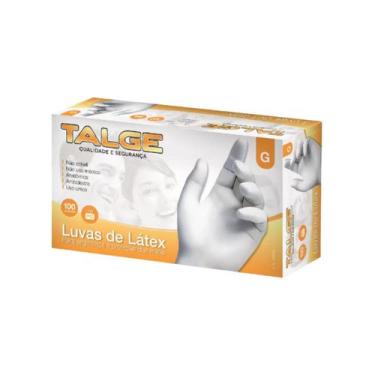 Imagem de Luva Latex com Pó Talge  Limpeza Gastronomia Alimentos estética, G