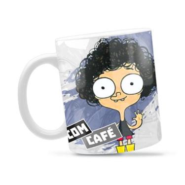 Imagem de Caneca Irmão do Jorel Com Café Divertida Porcelana Xícara 325ml + Caix