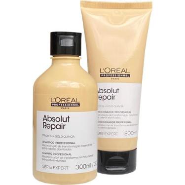 Imagem de Kit Loreal Absolut Repair Gold Quinoa Shampoo Condicionador - L'Oréal 