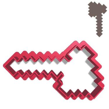 Imagem de Cortador Pasta Doce Impresso Jogo Infantil Game Minecraft Machado Mine