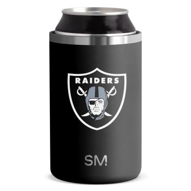 Imagem de Simple Modern NFL Las Vegas Raiders Cooler de lata isolado, para latas padrão – Cerveja, refrigerante, água brilhante e mais