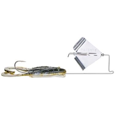 Imagem de Iscas Strike KVD Toad Buzz Lure, água doce, 0,95 g, gancho 5/0, abóbora verde pérola barriga, pacote com 1