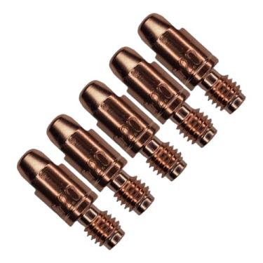 Imagem de Kit 5 Bico de Contato Curto Solda Tocha Mig Mag 2,0 X 30mm M8 Reforçado Cucrzr