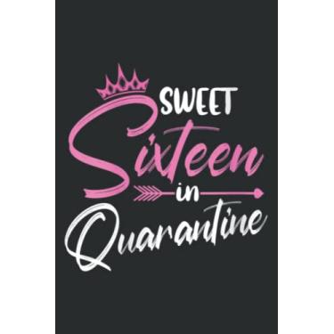 Imagem de Sweet 16 in Quarantine Gifts Funny 16Th Birthday Quarantine Pretty Meme: DOG JOURNAL - 6" x 9", 110 Pages: Lined Journal & Diary for Writing & Notes ... Women, Memo Diary Subject Notebooks Planner.