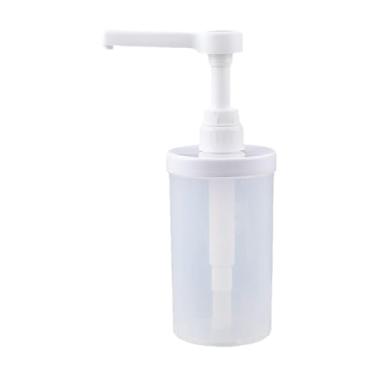 Imagem de DimyFew Dosed Squeeze Bottle Hand Pressed Juice Squeezes Bottle Round Juice Press Jug para restaurante, M