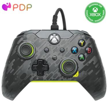 Imagem de PDP Wired Controller Electric Carbon for Xbox Series X|S, Gamepad, Wired Video Game Controller, Gaming Controller, Xbox One, Officially Licensed - Xbox Series X
