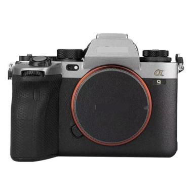 Imagem de Película de decalque para Sony A9 Película de vinil antirarranhões Mirrorless Camera Body Protective Sticker Coat A 9 (prata + preto fosco)