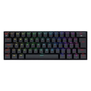 Imagem de Teclado Mecânico Gamer Redragon Draconic Pro Preto 60% Rgb