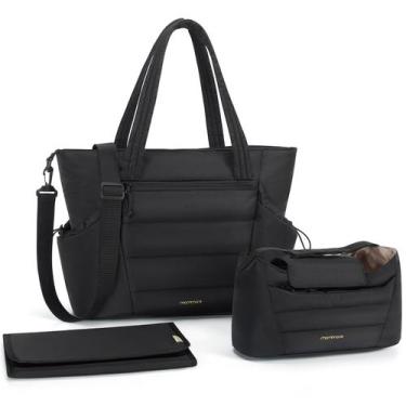 Imagem de Bolsa de Fraldas Mommore Tote com Organizador para Carrinho de Bebê